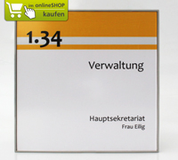 Türschild CLEANline